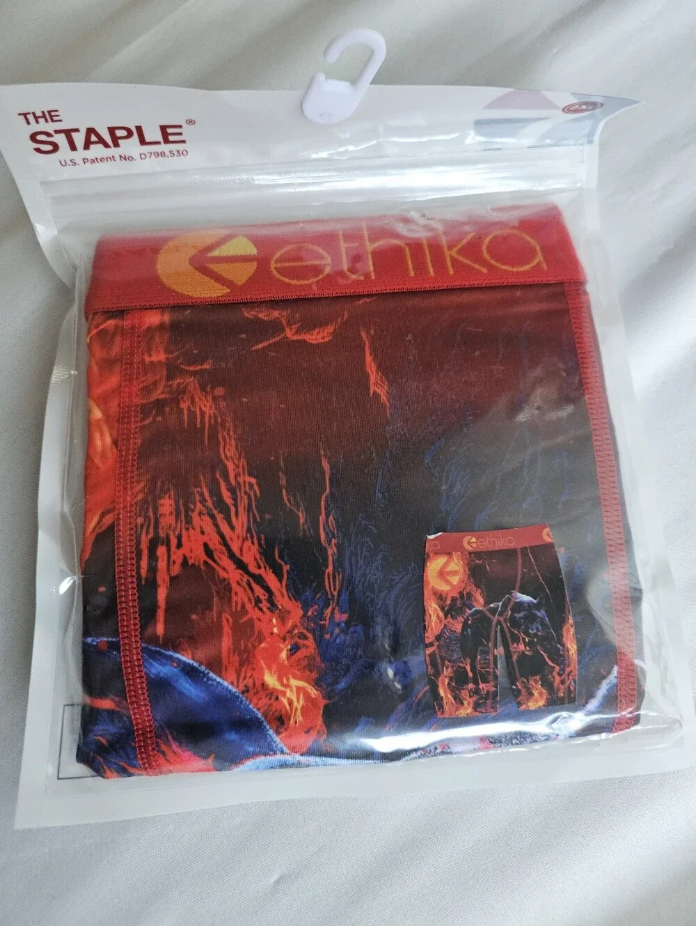 Ethika The Staple Boxer Briefs - Fire & Panther Graphic - Size 2XL (NWT)